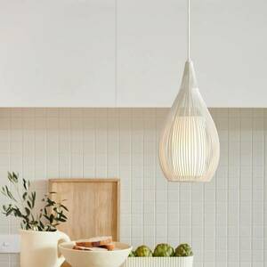 Beacon függesztéklámpa Solis, fehér, fém, üveg, Ø 19 cm kép