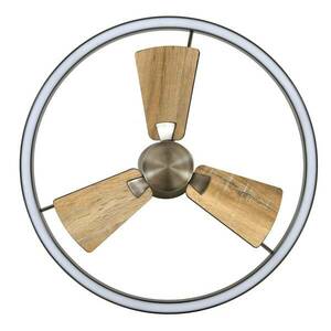 Beacon LED mennyezeti ventilátor Cessna, nikkel/tölgy, DC, csendes kép