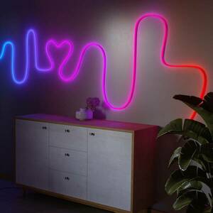 LED csík Neon, WLAN, külső IP44 RGB zene mód 5m kép