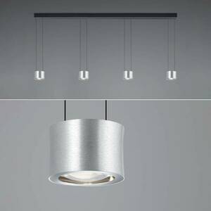 BANKAMP Impulse Flex LED függő lámpa 4 izzó nikkel kép