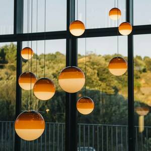 MARSET Dipping Light LED-es függőlámpa Ø 13 cm narancssárga kép