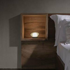 Karman Agua LED asztali lámpa Ø13cm matt üvegből kép
