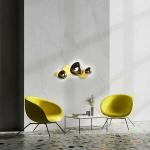 Maytoni Jack-stone LED falilámpa, 79 cm, arany kép