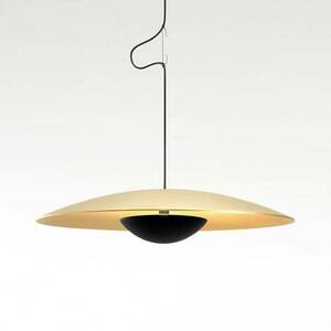 MARSET Ginger LED-es függő, triac Ø42cm sárgaréz kép