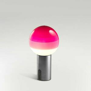 MARSET Dipping Light akkus asztali rózsasz./grafit kép