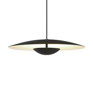MARSET Ginger LED-es függő, triac Ø20cm fekete/fehér kép