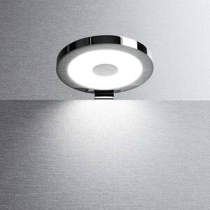 LED bútorra szerelhető tükörvilágító, 5 db, kerek kép