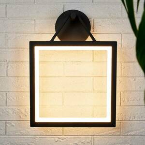 LED kültéri fali lámpa Mirco, szögletes, IP65 kép