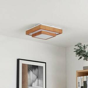 Lindby Tiril LED mennyezeti lámpa szögletes 27cm kép