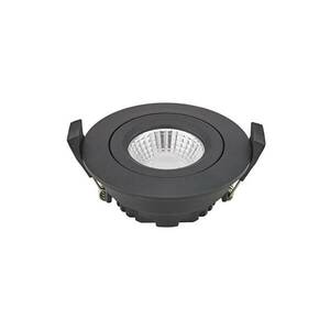 LED mennyezetbe süllyesztett spot Diled, Ø 8, 5 cm, 6 W, 3000 K, fekete kép