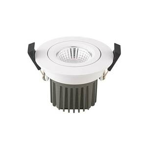 LED mennyezetbe süllyesztett spot Diled, Ø 8, 5cm, 10 W, Dim-To-Warm, fehér kép
