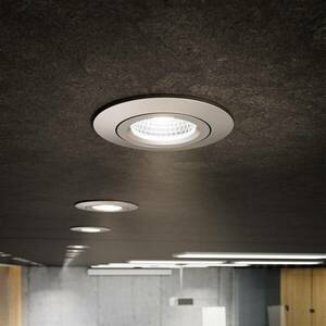 LED mennyezeti süllyesztett spot Diled, Ø8, 5cm, 10 W, Dim-To-Warm, acél kép