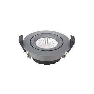 LED mennyezetbe süllyesztett spot Diled, Ø 8, 5cm 6W Dim-To-Warm antracit kép