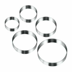Cookie Cutters 5 db-os kerek sütikiszúró szett - Metaltex kép