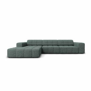 Türkiz sarokkanapé (bal oldali) Chicago – Cosmopolitan Design kép