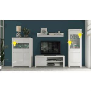 LED világítás, 4-pontos, fehér, LINDY/VILGO/TIFFY kép