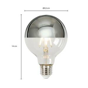 E27 3.8W LED-es fényszóró G95, 2700K, ezüst színű kép