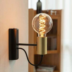 E27 3.8W LED üveglámpa, G95, 1800K, borostyánsárga színben kép