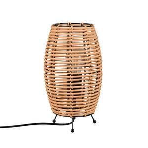 Inga asztali lámpa rattan ernyővel kép