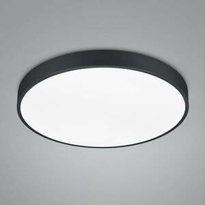 LED mennyezeti lámpa Waco, CCT, Ø 49, 5 cm, fekete matt kép