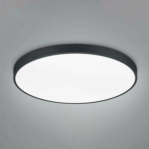 LED mennyezeti lámpa Waco, CCT, Ø 75 cm, fekete matt kép