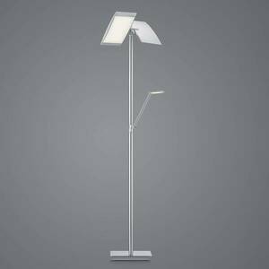 LED állólámpa Wim 2-fényű olvasólámpa nikkel/króm kép
