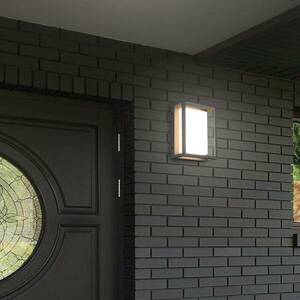 LED kültéri fali lámpa Witham, IP54, CCT, antracit kép