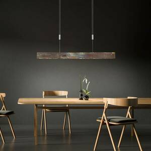 Quitani LED-es függőlámpa Malu, arany oxidált, hossza 119 cm kép