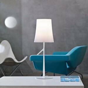 Foscarini Birdie piccola LED asztali lámpa fehér dim kép