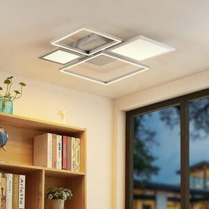 Lucande Narumi LED mennyezeti lámpa CCT, 75 cm, fehér kép