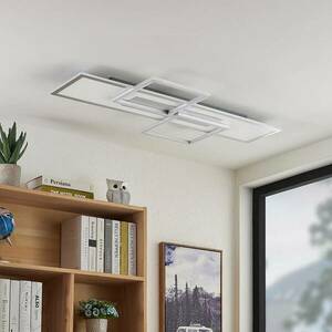Lucande Narumi LED mennyezeti lámpa CCT, 110cm, fehér kép
