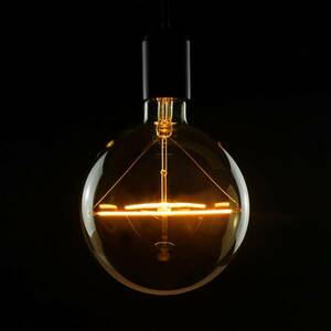 E27 5W LED gömblámpa Ø15cm vintage arany 1, 900K kép