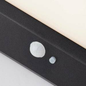 LED napelemes kültéri fali lámpa 67418BK kép
