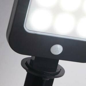 LED napelemes földi tüske 67424BK-PIR, mozgásérzékelő kép