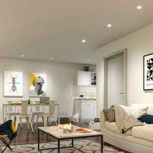 Paulmann Coin Base LED süllyesztett reflektor, fehér, 3 darab RGBW ZigBee kép