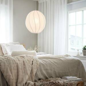PR Home Olivia függőlámpa, textil ernyővel, fehér, Ø 35 cm kép