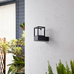 Lucande Rumina LED kültéri fali lámpa, fekete kép