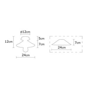 Mennyezeti lámpa Berceste N-662 1 izzó Ø24cm arany kép