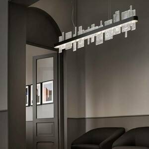 LED függőlámpa Ribbon Linear, 150 cm, fekete, Fel & Lefelé kép