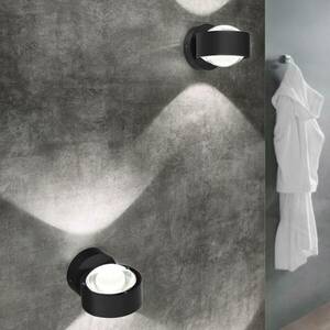 Puk Mini Wall LED 2x8W lencsék átlátszó, fekete matt kép