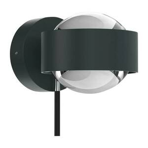 Puk Mini Wall+ LED, átlátszó lencsék, antracit/króm kép
