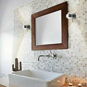 Puk Mini Wall+ LED, átlátszó lencsék, matt króm kép