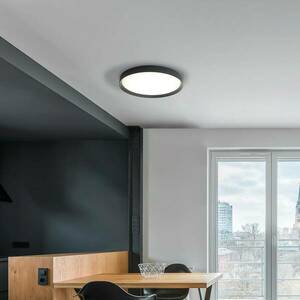 LED mennyezeti lámpa Minsk, Ø 60 cm, Casambi, 42 W, fekete kép