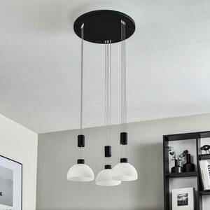 Rothfels Laurena LED-es lógólámpa 3 lámpás kerek fekete kép