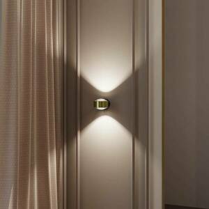 Puk! 120 Wall LED spotlámpa sárgaréz/fekete kép
