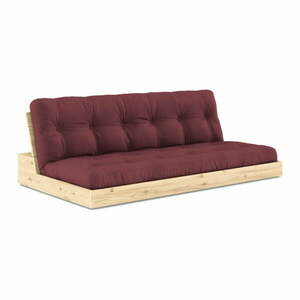Borvörös kinyitható kanapé 196 cm Base – Karup Design kép