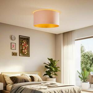 Golden Roller mennyezeti lámpa Ø60cm rózsasz/arany kép