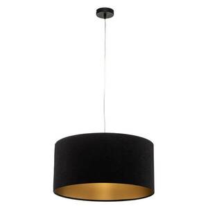 Salina függőlámpa, fekete/arany, Ø 50cm kép