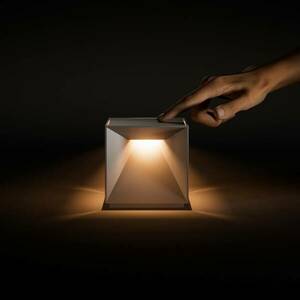 Nutalis LED-es újratölthető asztali lámpa, éjfekete színben kép