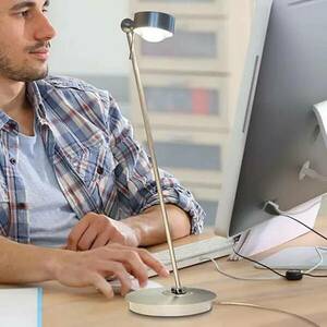 LED asztali lámpa Puk Table Single króm kép
